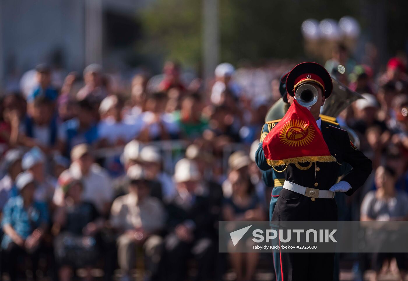 Celebrations of Kyrgyzstan's 25th independence anniversary in Bishkek