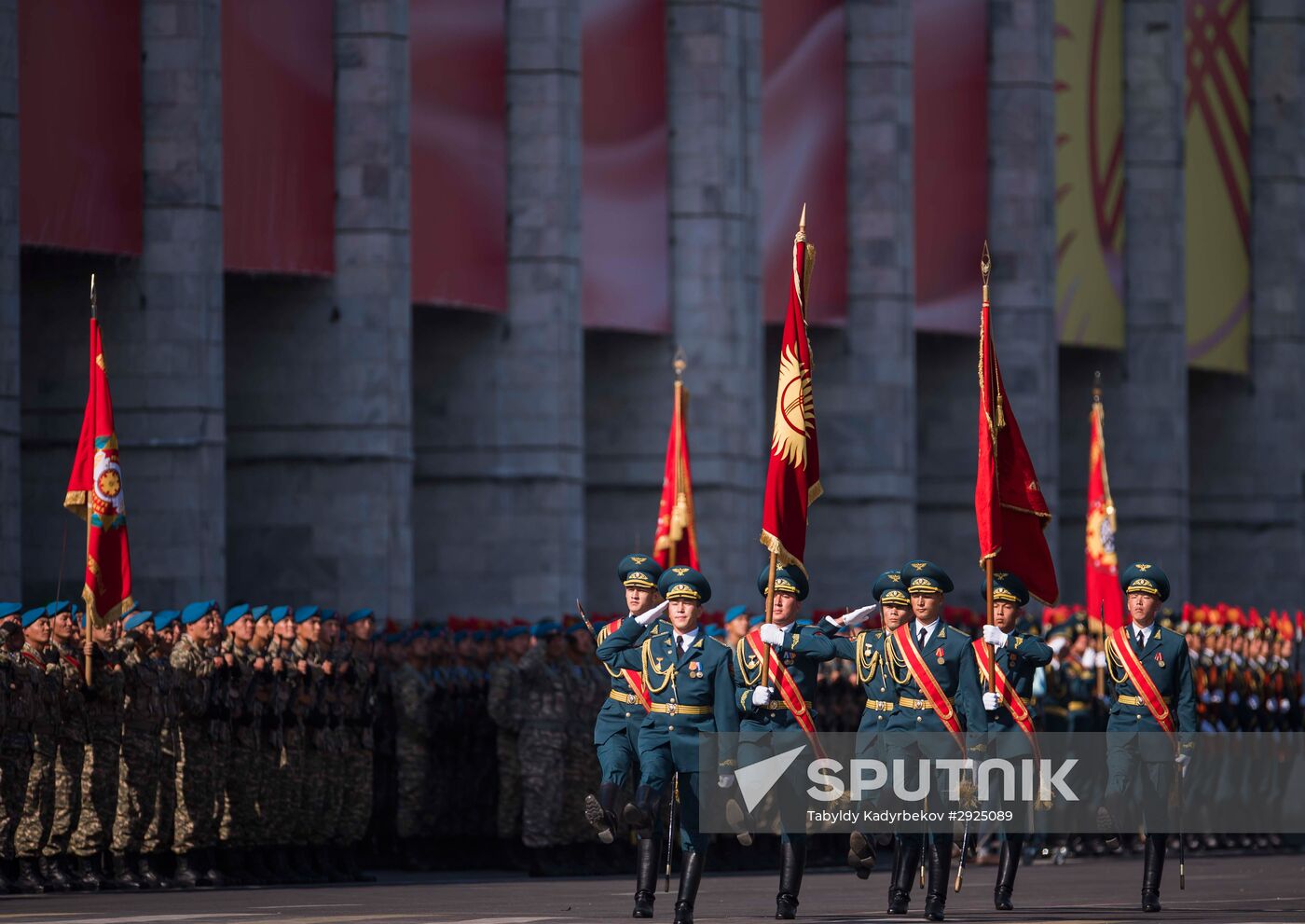 Celebrations of Kyrgyzstan's 25th independence anniversary in Bishkek