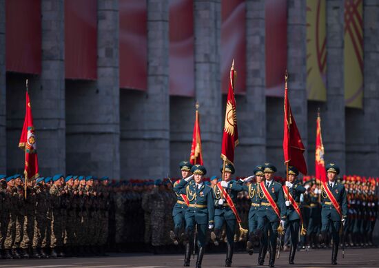 Celebrations of Kyrgyzstan's 25th independence anniversary in Bishkek