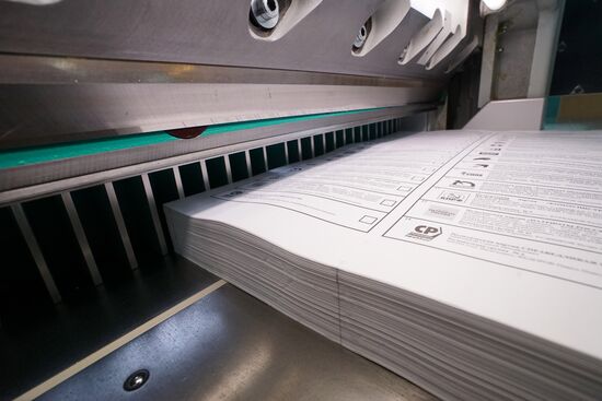 Printing ballot papers in Kaliningrad