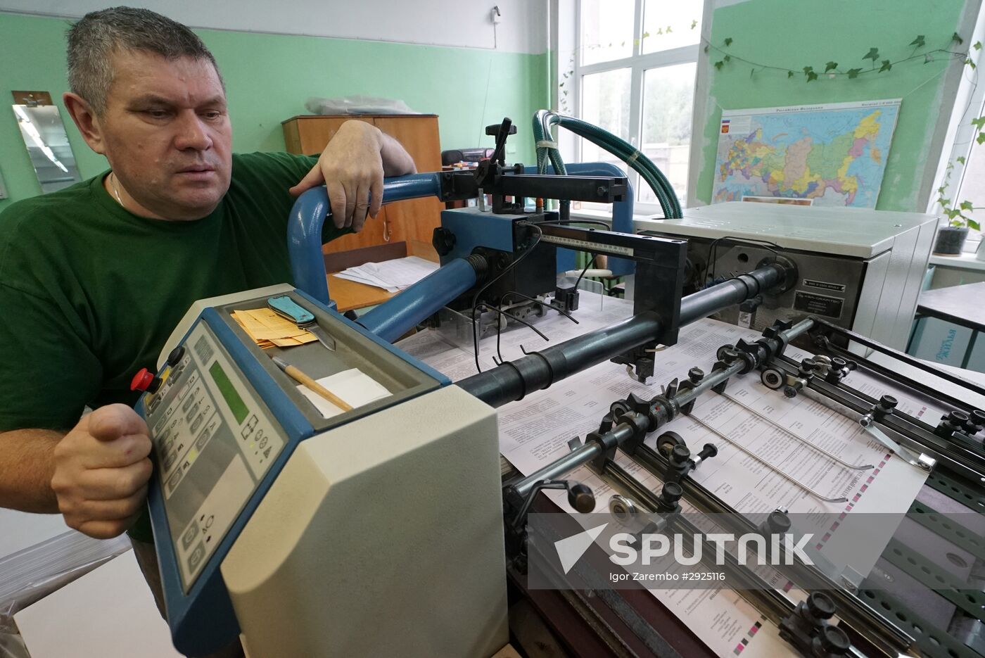 Printing ballot papers in Kaliningrad