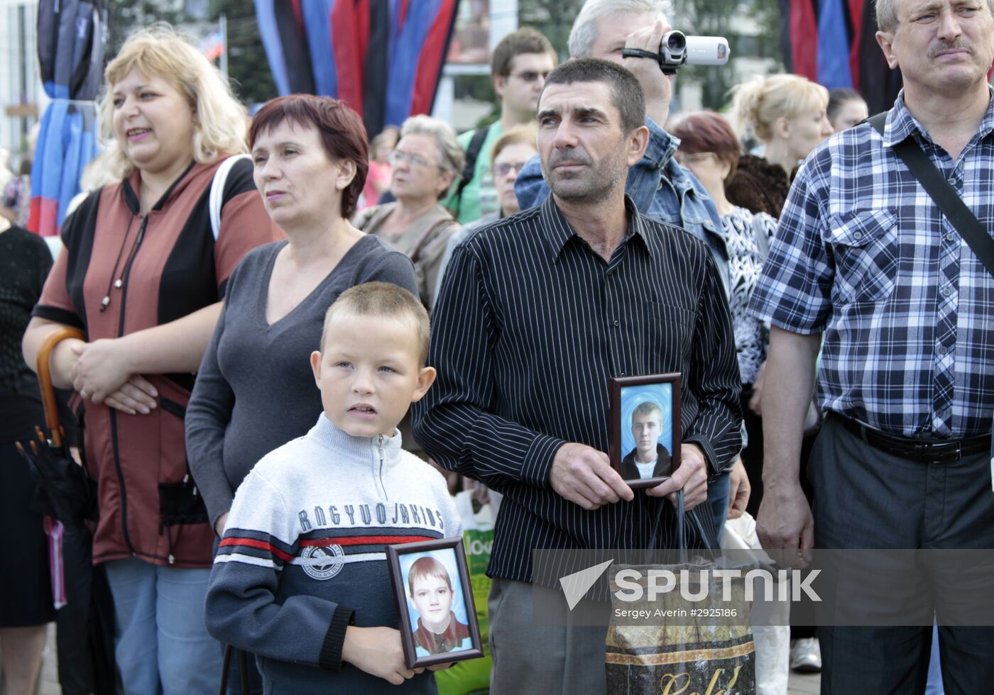 Commemorative event "They will not hear the last bell" in Donetsk