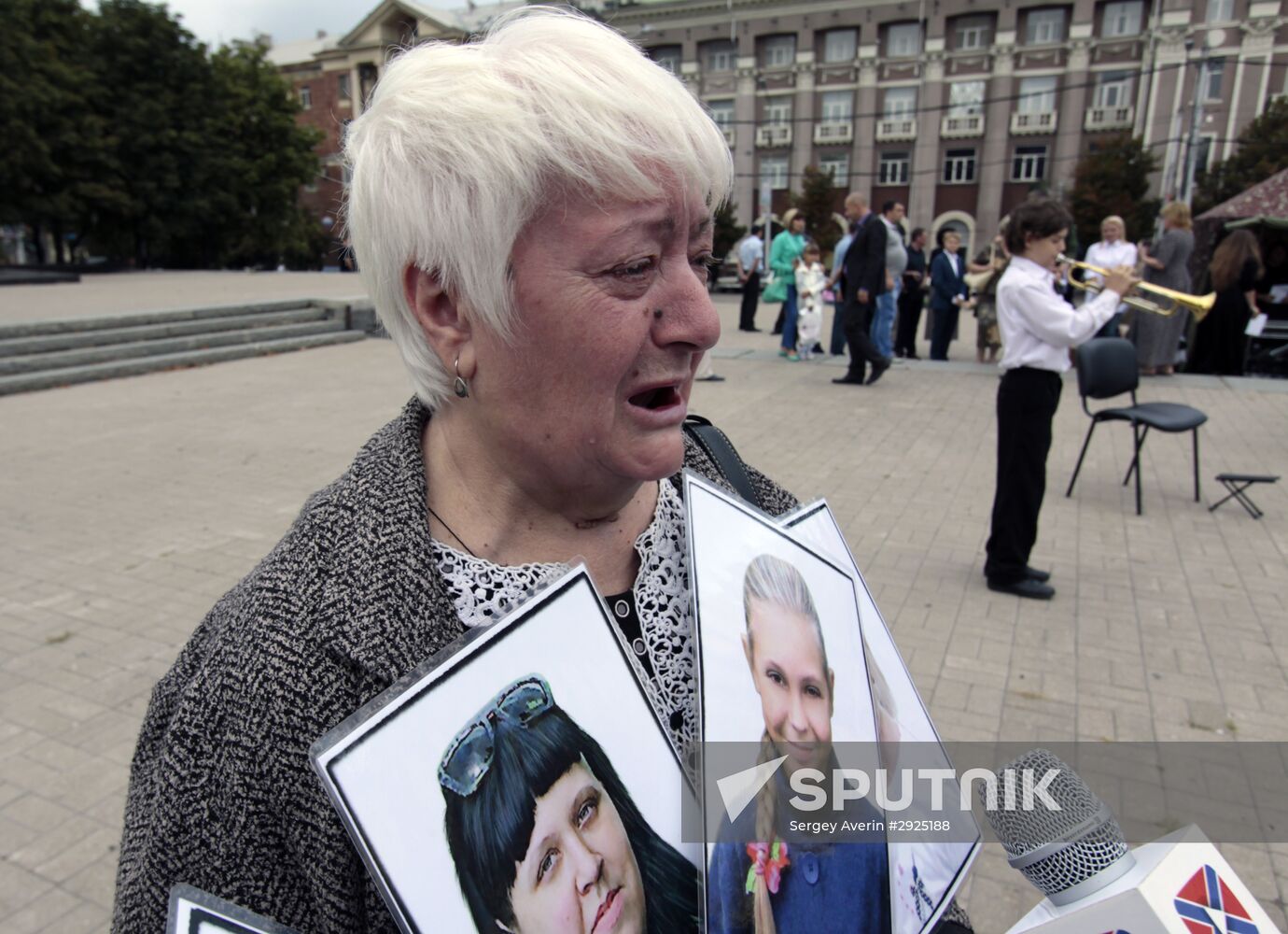 Commemorative event "They will not hear the last bell" in Donetsk