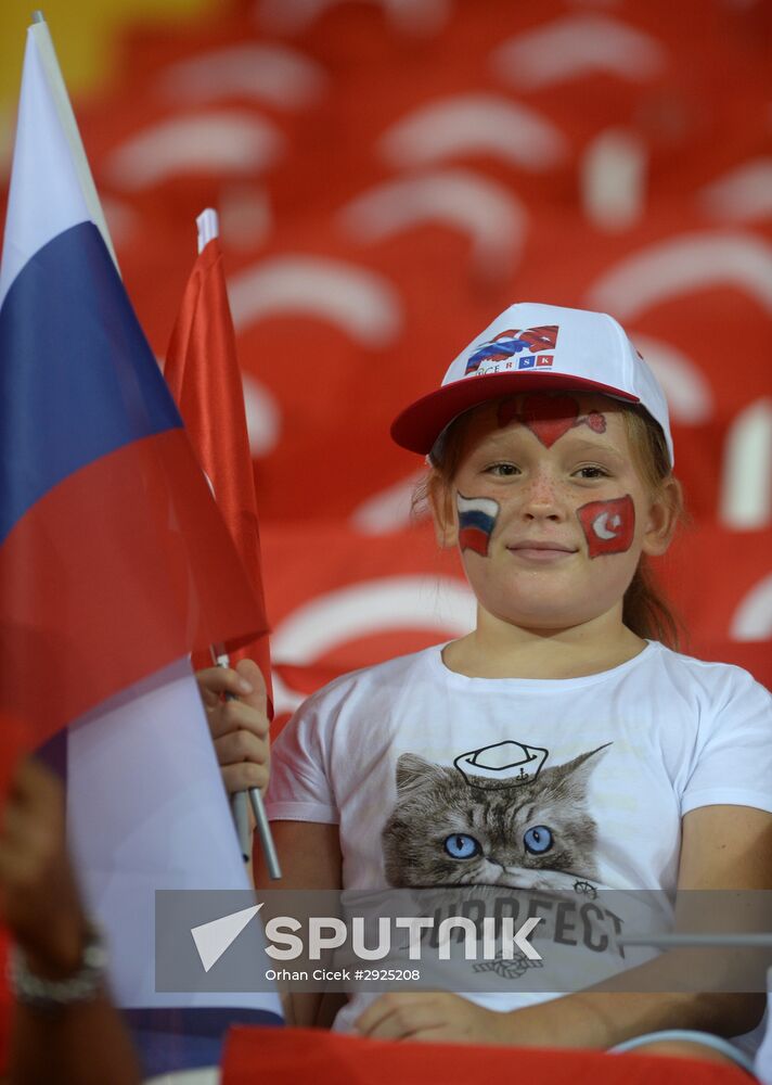 Football. Friendly. Turkey vs Russia