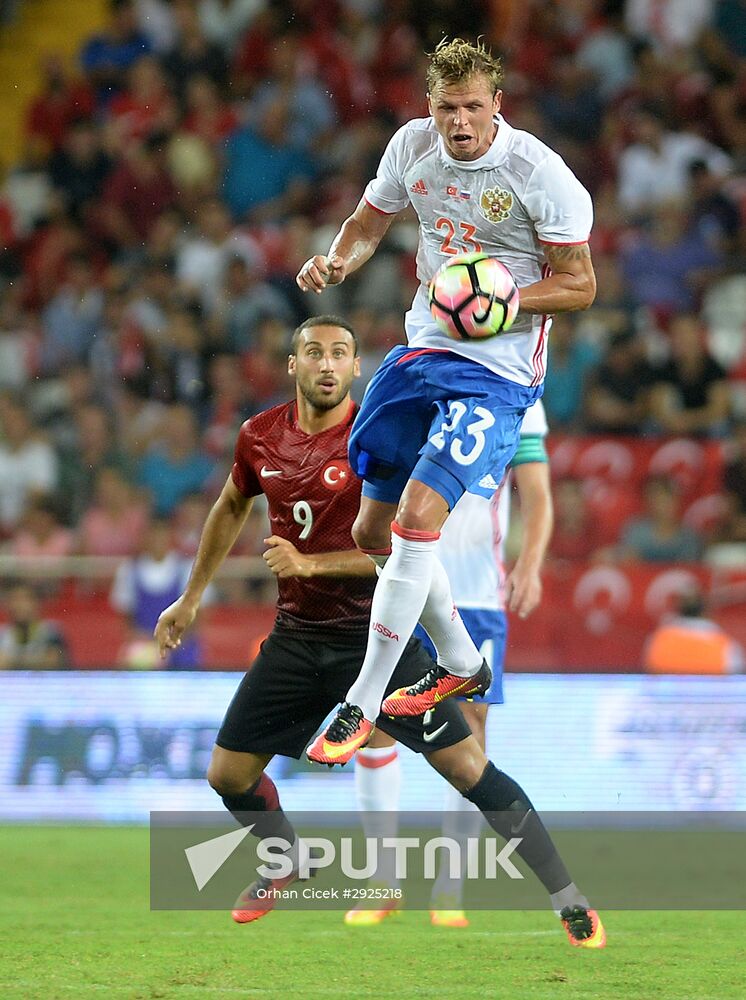 Turkey vs. Russia friendly football match