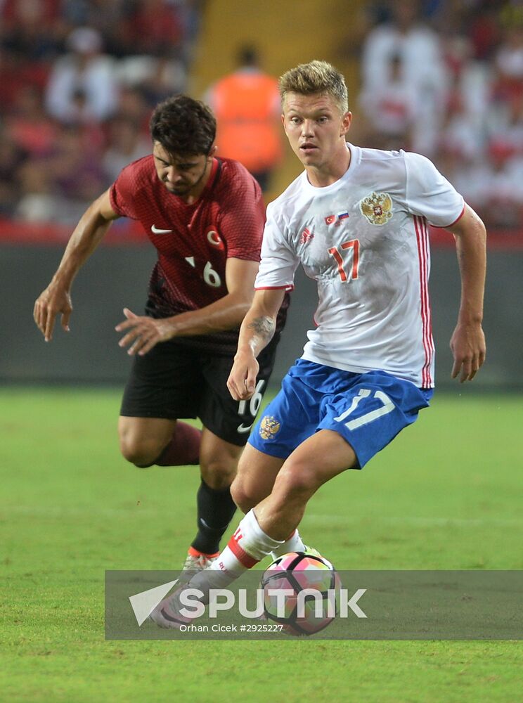 Turkey vs. Russia friendly football match