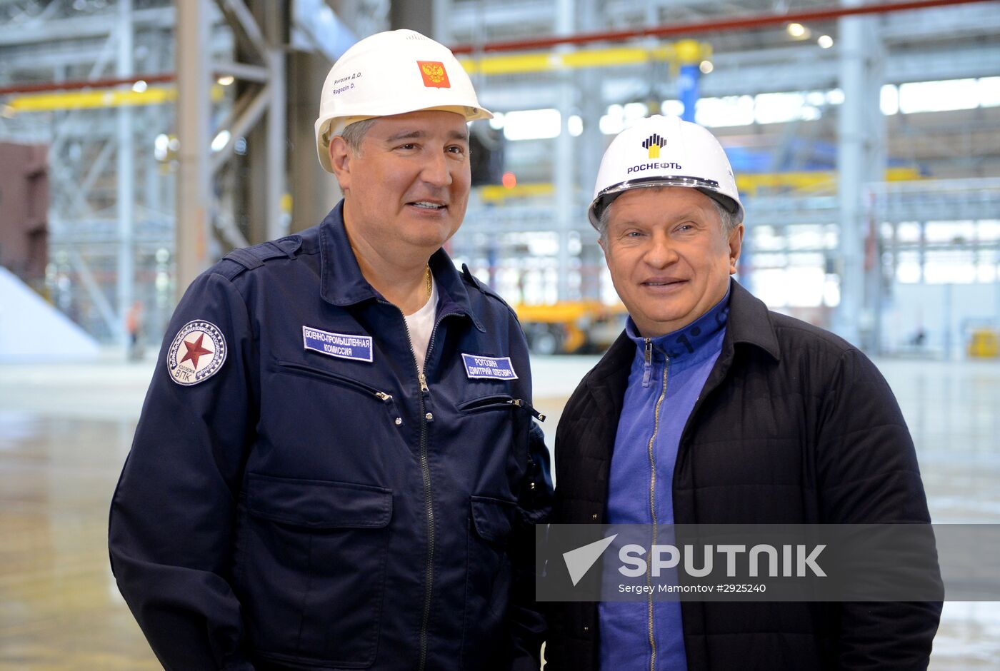 Deputy Prime Minister Dmitry Rogozin's visit to Zvezda shipyard in Vladivostok