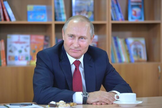 Vladimir Putin visits Far Eastern Federal District