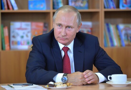 Vladimir Putin visits Far Eastern Federal District