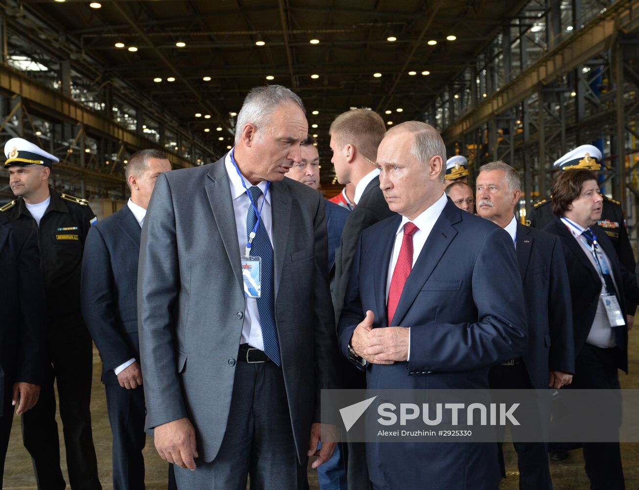 Vladimir Putin visits Far Eastern Federal District