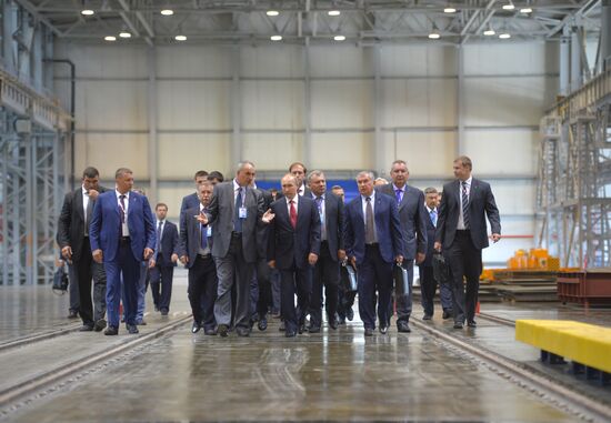 Vladimir Putin visits Far Eastern Federal District