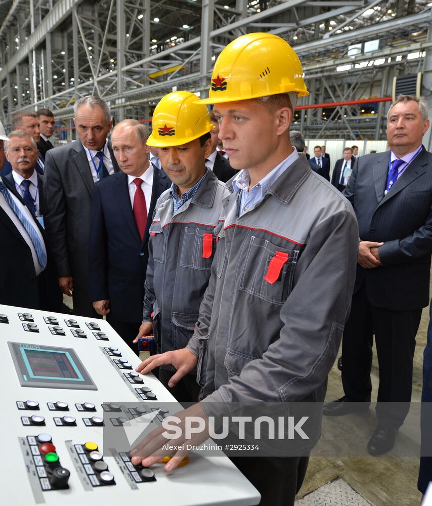 Vladimir Putin visits Far Eastern Federal District