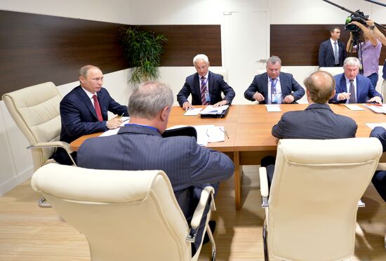 Vladimir Putin visits Far Eastern Federal District