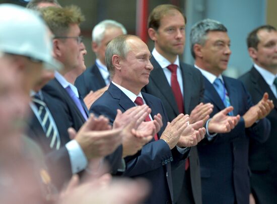 Vladimir Putin visits Far Eastern Federal District