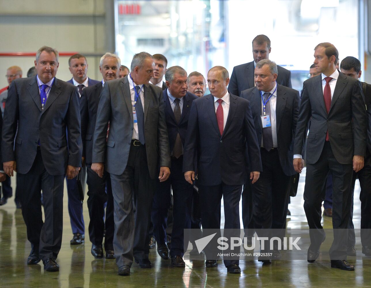 Vladimir Putin visits Far Eastern Federal District