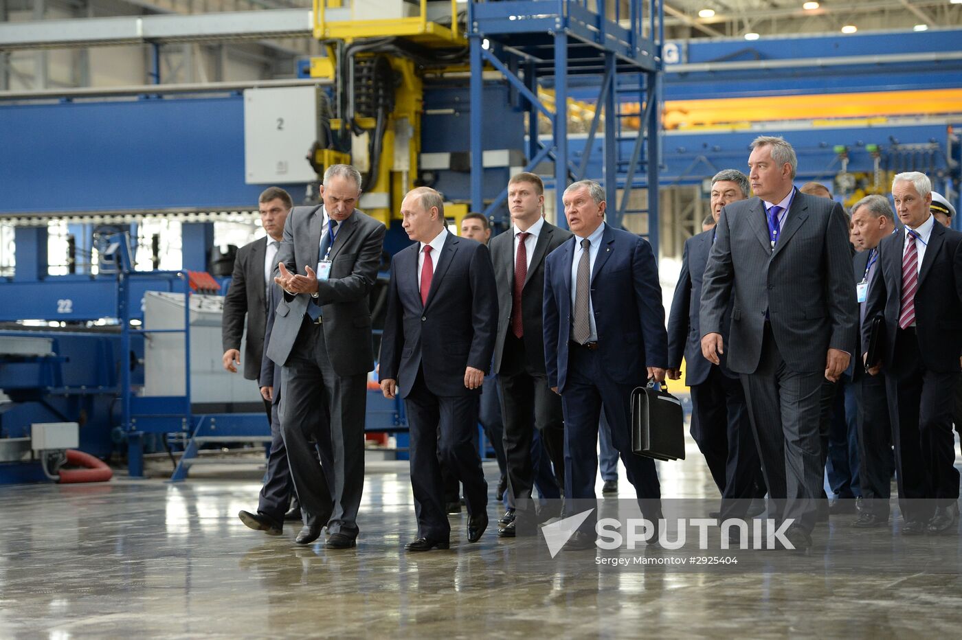 Vladimir Putin visits Far Eastern Federal District