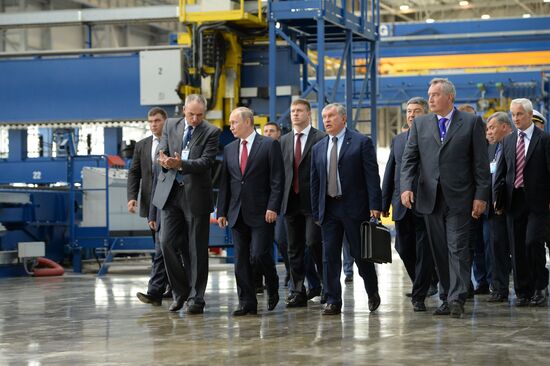 Vladimir Putin visits Far Eastern Federal District