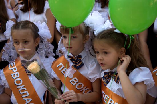 School year starts in Russia