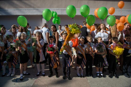 School year starts in Russia