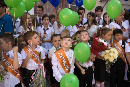 School year starts in Russia