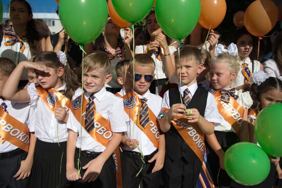 School year starts in Russia