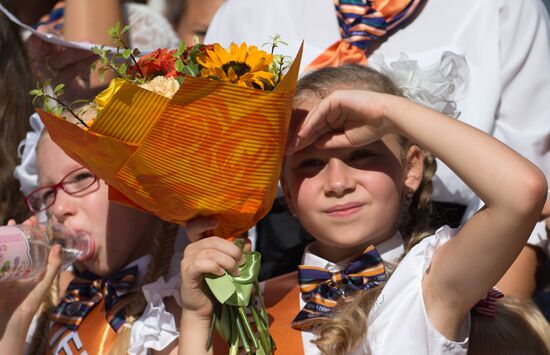 School year starts in Russia