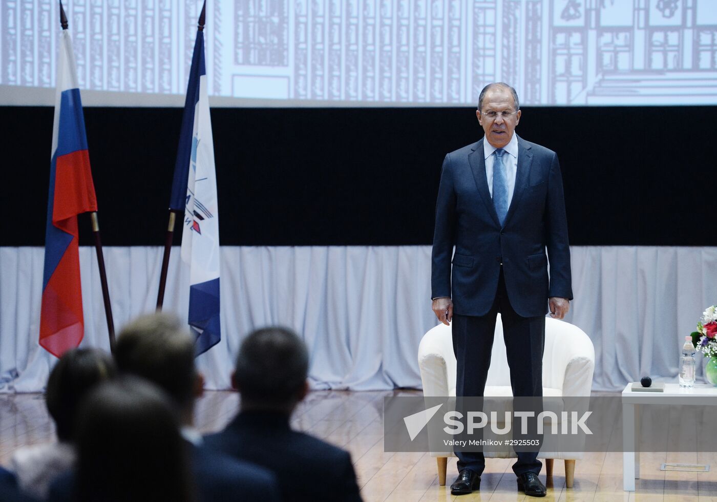 Foreign Minister Sergey Lavrov meets MGIMO students and faculty