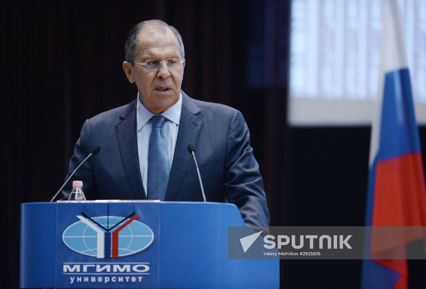 Foreign Minister Sergey Lavrov meets MGIMO students and faculty