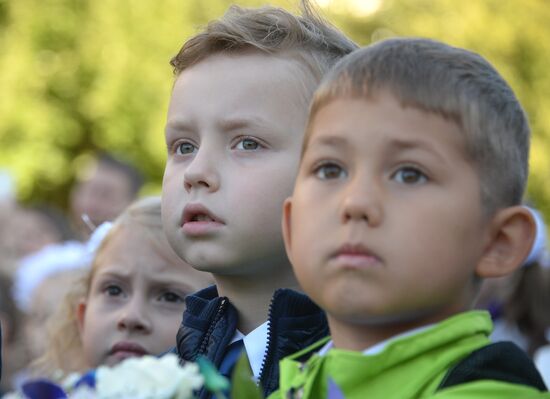 School year starts in Russia