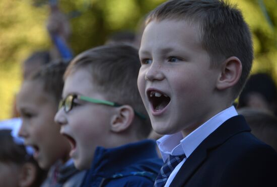 School year starts in Russia