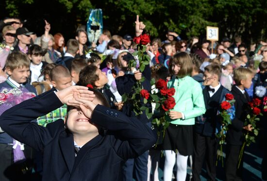 School year starts in Russia