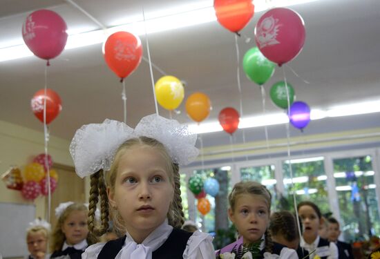 School year starts in Russia