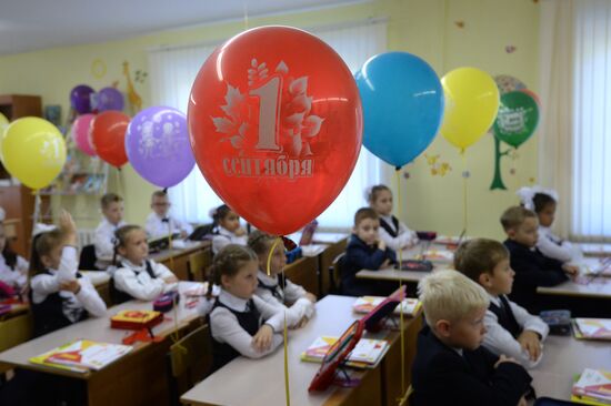 School year starts in Russia