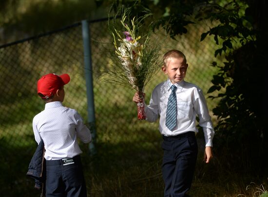 School year starts in Russia