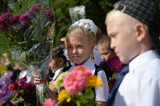 School year starts in Russia