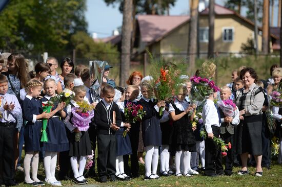 School year starts in Russia