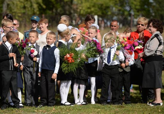 School year starts in Russia