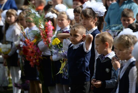 School year starts in Russia