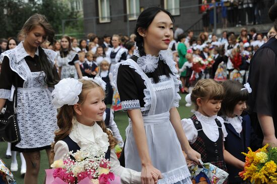 School year starts in Russia