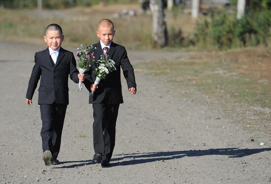 School year starts in Russia