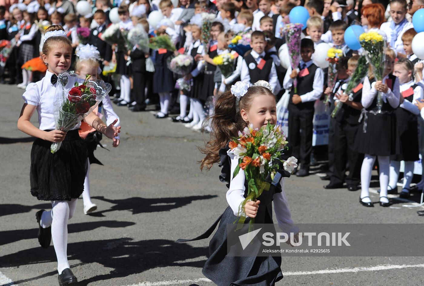 School year starts in Russia