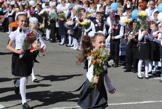 School year starts in Russia