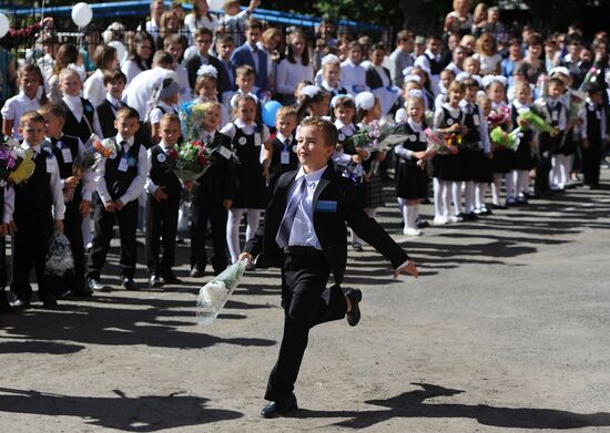 School year starts in Russia