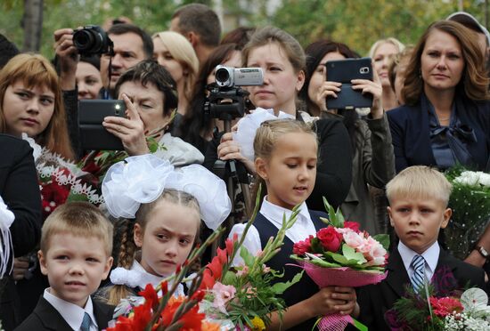 School year starts in Russia