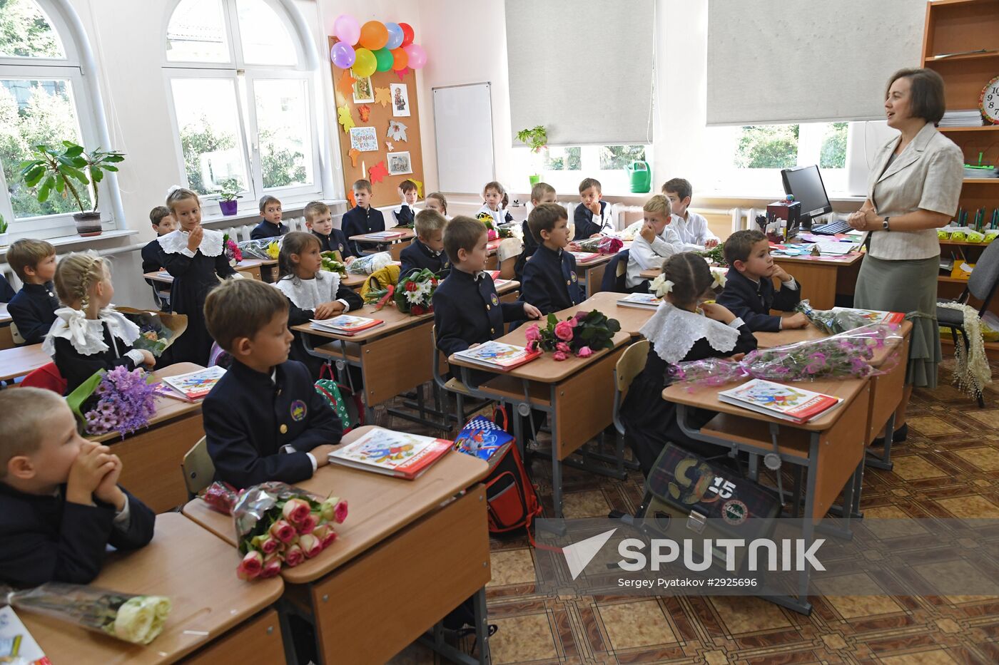 September 1 at Orthodox St.Peter school in Moscow