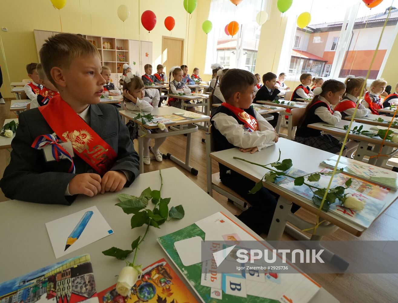 School year starts in Russia