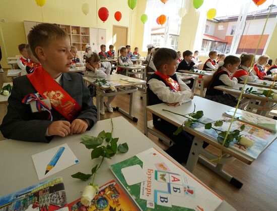 School year starts in Russia