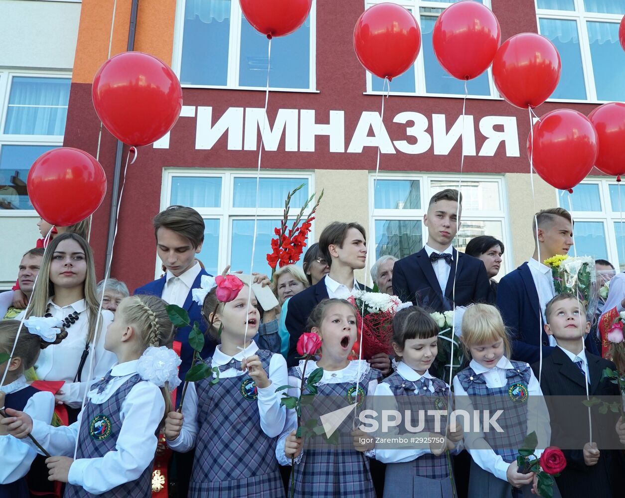 School year starts in Russia