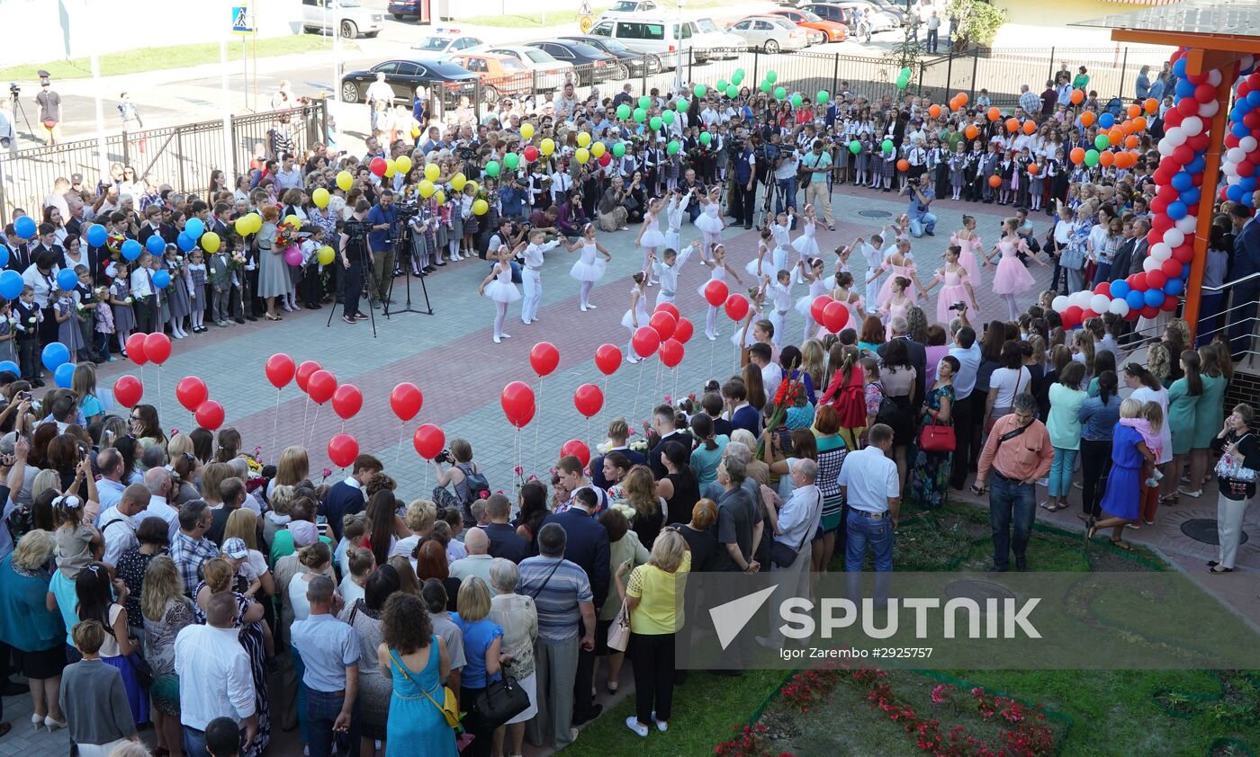 School year starts in Russia