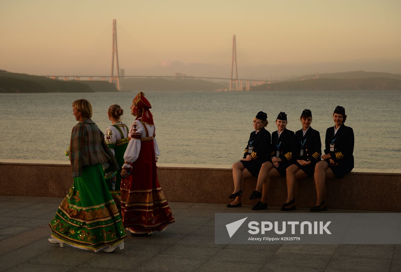 Preparations for the opening of the Eastern Economic Forum